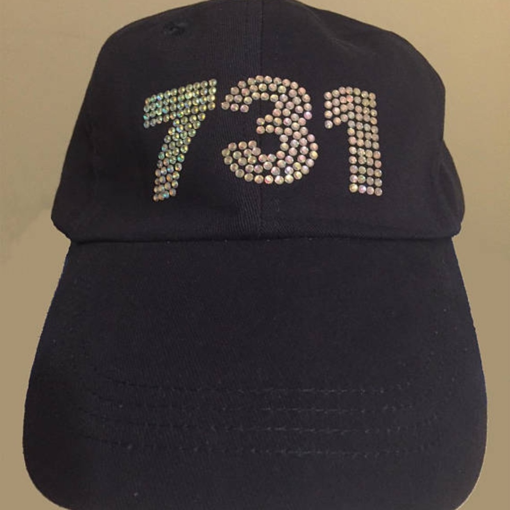 CUSTOM BLING AREA CODE CAPS